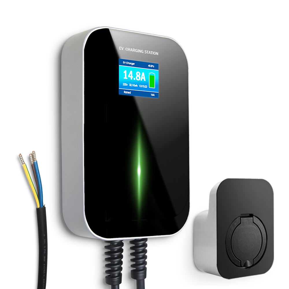 7.2 kw LCD Display EV Charger for Electric Car