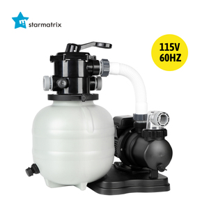 Filtre à sable <span class=keywords><strong>pour</strong></span> <span class=keywords><strong>piscine</strong></span> en plastique Starmatrix 15 pouces avec pompe 1/2HP et minuterie à 7 voies, capacité du réservoir de 5,3 gallons - Product Image 3