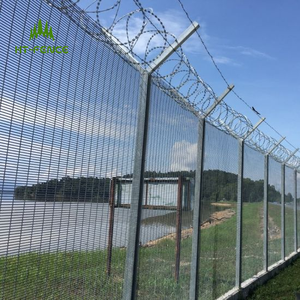 HT-FENCE vente en gros de clôtures temporaires barbelé grillage à maillons de chaîne barbelé de réseau - Product Image 1