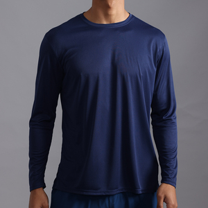 <span class=keywords><strong>T</strong></span>-<span class=keywords><strong>shirt</strong></span> de sport à manches longues pour hommes Quick Dry Gym Active <span class=keywords><strong>T</strong></span> <span class=keywords><strong>Shirt</strong></span> 100% Polyester Workout Running <span class=keywords><strong>Shirt</strong></span> - Product Image 3