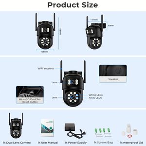 Cámara V360 Pro Duduauto 360ic Teleskobkamera Cammera <span class=keywords><strong>T</strong></span> Nh Tm Dona Kamara3000 Kablosuz Kamera Osee Gostream 4 Ubint Wifi Dish - Product Image 6