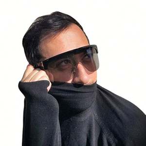 Gafas de Sol Cuadradas con Estampado Vintage de Moda al por Mayor, Protección UV400, Montura Media, de una Pieza, Extra Grandes, para Hombre y Mujer, 2021 - Product Image 3