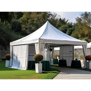 Resistente al fuoco resistente al fuoco singolo tubo alto picco tende Gazebo 5x5 - Product Image 6