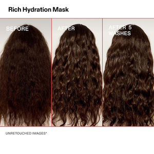Masque hydratant CHAOBA Gold Rich, masque revitalisant en profondeur pour les cuticules, hydrate et contrôle les frisottis pour les cheveux secs et abîmés, 500 ml - Product Image 4