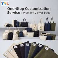 Tas Belanja Besar Kanvas Katun Desainer Ramah Lingkungan dengan Logo Custom untuk Wanita