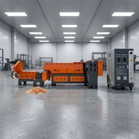 Machine de granulation et de recyclage automatique de films plastiques PP PE LDPE HDPE à vis simple pour le lavage et la granulation