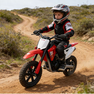 Fabrik-Großhandel Kinder-Motorrad-Spielzeug 24V 250W Elektrisches Kinderfahrzeug mit Hoher/Niedriger Geschwindigkeit Ledersitz Elektro-Motorrad - Product Image 4