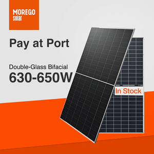 Panneaux solaires bifaciaux Moregosolar 650W 645W 640W 635W 630 Watt Modules photovoltaïques BC-Cell à prix compétitifs - Product Image 1