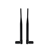 Antenne Omnidirectionnelle 868 MHz 5 dBi pour Routeur, Type Rubber Duck LoRa/Lorawan, Connecteur Mâle, Conception Pliée 210 mm, VSWR 1.5, Puissance 50W