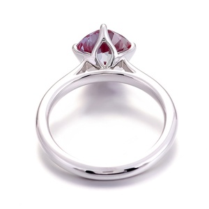 Bague en or blanc 14 carats avec une seule pierre, labradorite carrée, bijoux fins pour mariage, cadeaux personnalisables, anniversaires, rassemblements, fêtes, banquets - Product Image 2