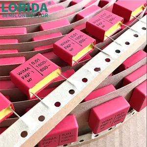 Lorida wima FKP1 FKP2 MKP10 MKP4 MKS4 condensador 63V 50V 160V 250V 400V 630V 100V 1000V 2000V 6000V 900V filme wima capacitor