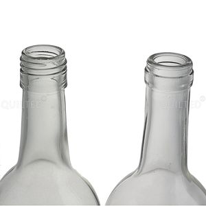 واضح زجاج زجاجة نبيذ أحمر النبيذ فارغة زجاجة مع الفلين/المسمار أعلى - Product Image 2