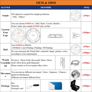 Servizio di Personalizzazione OEM/ODM, Orologi Meccanici Automatici Pearl 2813 con Quadrante Rilievo Superficie <span class=keywords><strong>Lunare</strong></span> per Uomo - Product Image 4