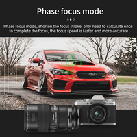 ALTSON EF-FX Alüminyum Alaşımlı+ABS Kamera Lens Adaptörü, Otomatik EF/EF-S Lensler ve Fujifilm X Mount Kameralar için (XT1/XT3/XT4/X Pro)