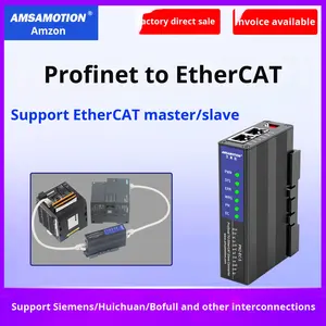 Amsamotion PN2-EC-S Industrielles Profinet EtherCAT Bus-Protokoll-Konvertierungsmodul Master-Slave-Gateway Profibus DP 2 I/O Seriell - Product Image 5