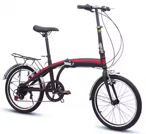 Vélo pliant de ville à 21 vitesses avec cadre en acier, en stock en gros, 20 pouces, pour adultes, Bicicleta - Product Image 2