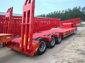 Usine directe 4 essieux 16 roues 13-18m personnalisable utilisé bas lit semi-remorque - Product Image 5