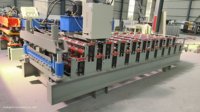 Ligne de production entièrement automatique de tuiles de toiture revêtues de couleur, machine de production de toiture métallique revêtue de pierre