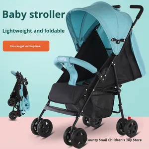 Meiduoqi trẻ em ô Xe đẩy trẻ em tầm nhìn cao có thể ngồi có thể nằm nhẹ có thể gập lại hấp thụ sốc 0-3 Tuổi 20kg - Product Image 3