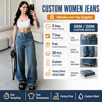 Jean large taille haute pour femme avec ceinture croisée et ourlet effiloché – Pantalon en denim ample style streetwear Europe-Amérique – Fabricant OEM ODM