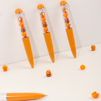 Nouveau Design 2024 Adorable Capybara Jenga DIY Stylo en Plastique Dessin Animé pour Enfants et Étudiants avec Largeur d'Écriture de 0,5 mm