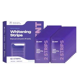 Tiras Blanqueadoras Dentales <span class=keywords><strong>Dr</strong></span>. <span class=keywords><strong>Dent</strong></span> Purple, 14/42 Tiras - Product Image 2