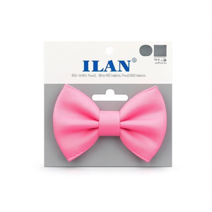 Ilan Bow <b>Ties</b> 3.5Cm X 2.5Cm Pink 5Pc For Hair Accessories - Product Image 2