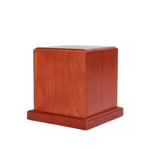 カスタム手作り火葬灰葬儀壷ボックス木製壷ボックス