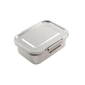Bento Box Stainless steel SUS304 Lunch box with lid