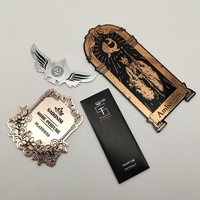 Étiquette en métal aluminium sur mesure EXW, badge de décoration de marque privée, badge de luxe pour parfum, autocollant en relief auto-adhésif pour emballage
