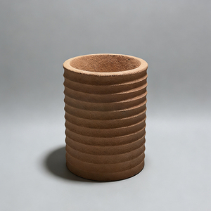 Vaso Fioriera <span class=keywords><strong>in</strong></span> Fibra di Vetro Intagliato a Mano dal Design Moderno e Semplice, per Interni ed Esterni, Ecologico e Biodegradabile, per Casa, Giardino, Hotel, <span class=keywords><strong>Pavimento</strong></span> - Product Image 5