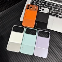 Étui de téléphone portable en cuir PU mat ultra fin antidérapant et simple pour iPhone 18 17 16 15 14 13 12 11 Pro Max, coque antichoc