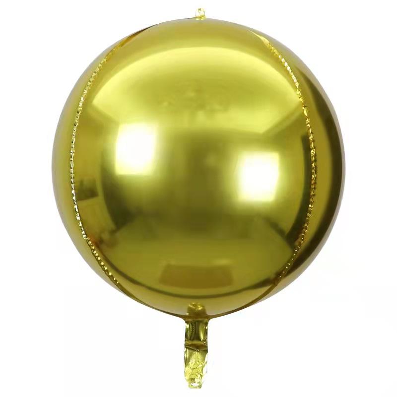 10 inch 4d ball gold