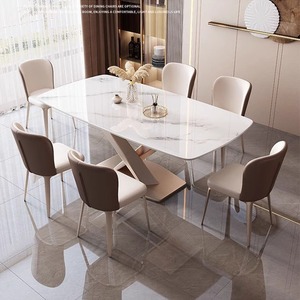 GEDO Morden Luxury Modern Design <strong>Marble</strong> <strong>Top</strong> Dining <strong>Table</strong> for Dining Room Furniture - Product Image 6
