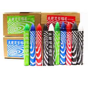 <span class=keywords><strong>Crayons</strong></span> en bois pour tissus et textiles, formule spéciale à base de cire de bois pour la création de vêtements, couleurs lavables pour projets d'artisanat DIY - Product Image 3