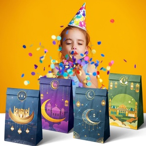 Party Favors Muslim Ramadan Party Supplies Eid Mubarak Gift Favors Ramadan Kareem <b>Paper</b> Bags <b>Tissue</b> <b>Paper</b> Candy Gift Bags <b>Paper</b> - Product Image 1