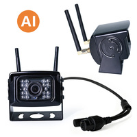 Caméra sans fil étanche 1080P avec vision nocturne IR, 4G, GPS, WiFi, visualisation à distance et streaming RTSP, caméra de recul pour flotte de voitures/camions/camping-cars
