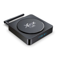 Lecteur multimédia X98K PRO Android 11.0 RK3566 avec prise en charge 8K, Wi-Fi 2.4G/5G, BT5.0, sortie UHD 3D 4K*2K et Ethernet 1000M