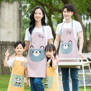 Nanofiber Waterproof <b>Apron</b> Three-layer Protection For <b>Kitchen</b> Cooking Work Uniforms With Custom Logo Printing - Product Image 3