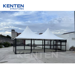 Tente Pagode Hexagonale Blanche Durable KENTEN 12x12, Tente Personnalisée pour Boutiques Éphémères/Aires de Restauration/Fêtes de Jardin/Fêtes de Cocktails - Product Image 5