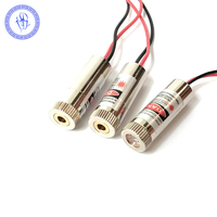 Module de Diode Laser à faisceau droit, lot de 2 pièces, 5mw 650nm, pointeur rouge, pour bricolage