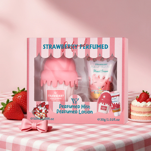Perfume con Aroma a Helado, 2 en 1, en Caja de Regalo, Aroma Dulce y Afrutado, 50 ml, Set de Regalo de Perfume Económico, Crema de Manos para Mujer - Product Image 4