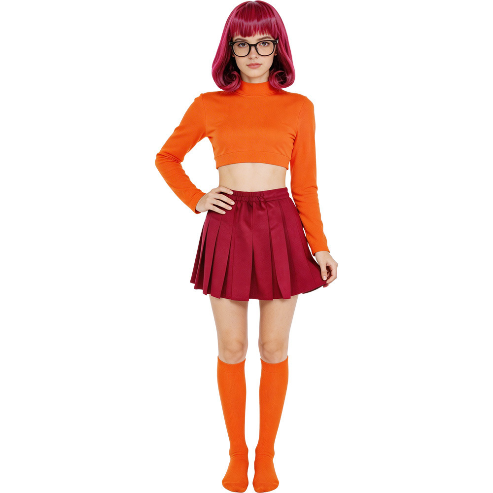 Short Velma (top, skirt, socks) (glasses included)