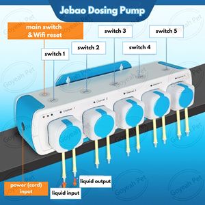 Pompe de dosage automatique pour <span class=keywords><strong>aquarium</strong></span> Jecod BD-4.5, Wifi 2.4G, alimentation en nutriments, pompe de titration pour <span class=keywords><strong>aquarium</strong></span> - Product Image 4