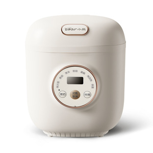 Mini cuiseur à riz Little Bear 1,2 L, électrique intelligent, en forme de tambour, blanc cassé, pour une personne, pour la préparation de bouillies et de soupes - Product Image 5