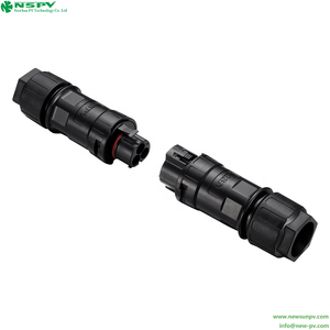 Connecteur solaire robuste NSPV 500V IP68 étanche 50A 3P AC 3 fils de sécurité II CATIII/2 pour l'alimentation - Product Image 2