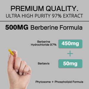 Cápsulas de Berberina con Extracto Herbal Natural de Fruta de Pimienta Negra OEM, Apoyo al Bienestar General para Adultos - Product Image 2