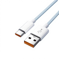 Câble USB-C vers USB-C 60W PD à charge rapide, tressé en nylon, durable, pour smartphone, tablette, iPhone 17, Android