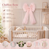 Ruban en satin polyester écologique, nouveau design, nœud papillon pré-noué, taille personnalisée, pour la décoration de Noël et de la maison, vente en gros