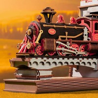Robotime Rolife Maison miniature Booknook TGE01 Century Train Kit d'assemblage de support de livre DIY Book Nook Puzzles en bois 3D